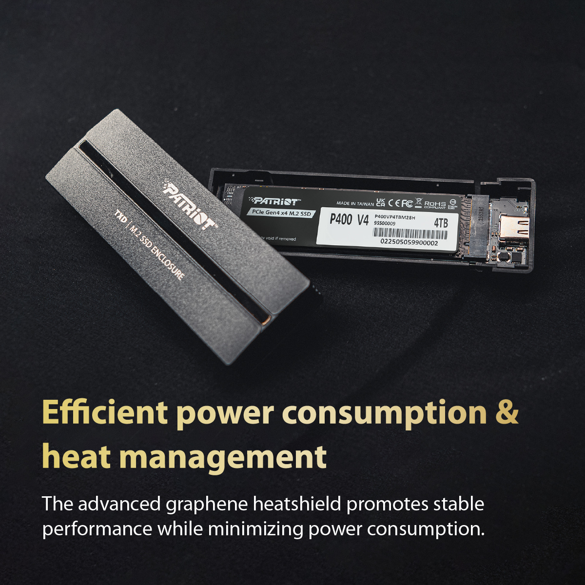 内蔵型SSD Patriot P400 Lite M.2 PCIe Gen 4 x4 2TB P400 Lite PCIe M.2 INTERNAL SSD | Patriot Memory